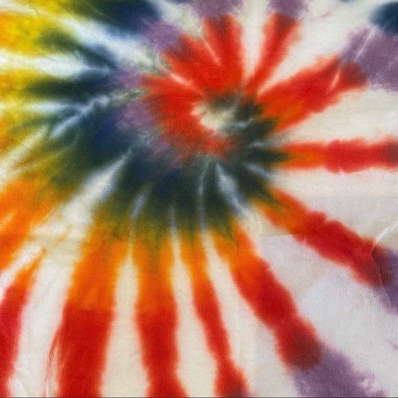 Tie dye tshirt youth S rainbow spiral - Picture 3 of 4